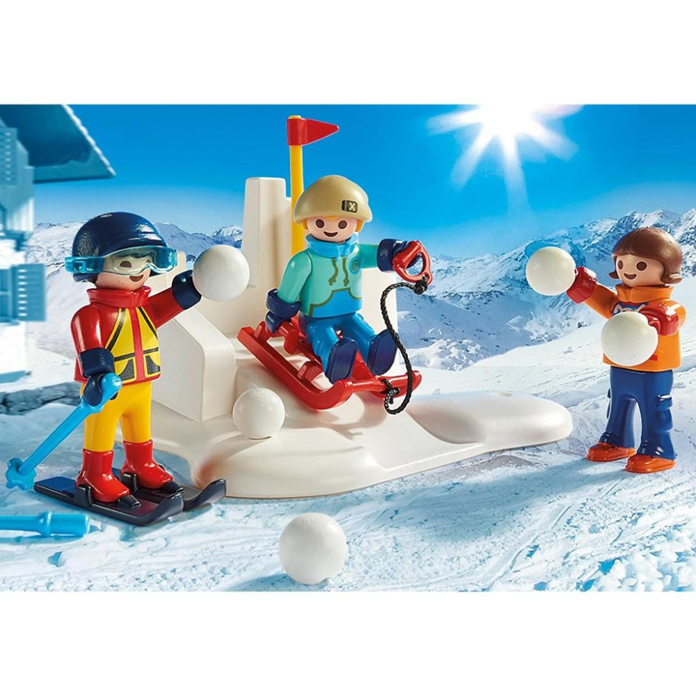 [全新未拆現貨]德國 Playmobil 摩比 9283 雪球大戰 雪世界-細節圖4