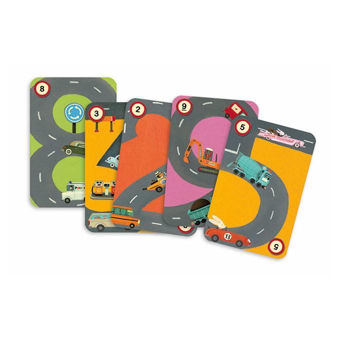 [全新未拆現貨]法國  DJECO 智荷 公里數之戰 益智桌遊 幼兒桌遊 定價790 數學運算-細節圖2