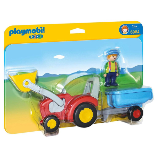 [全新未拆現貨] 德國 playmobil 摩比人 123series 6964 小推土機