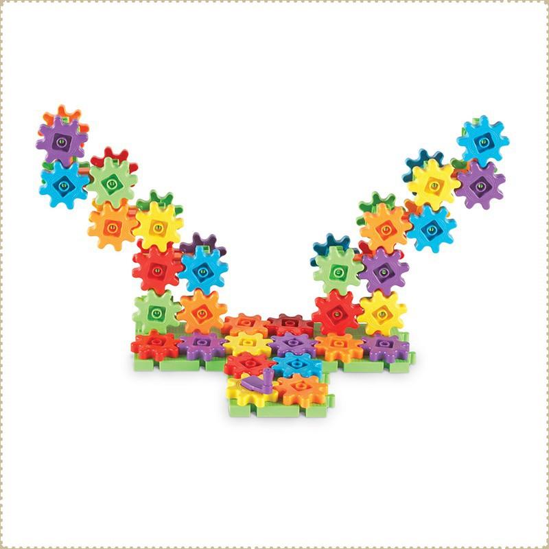 [全新未拆現貨]美國 Learning Resources 教學資源 轉轉齒輪建構系列 100pc 進階組  STEAM-細節圖3