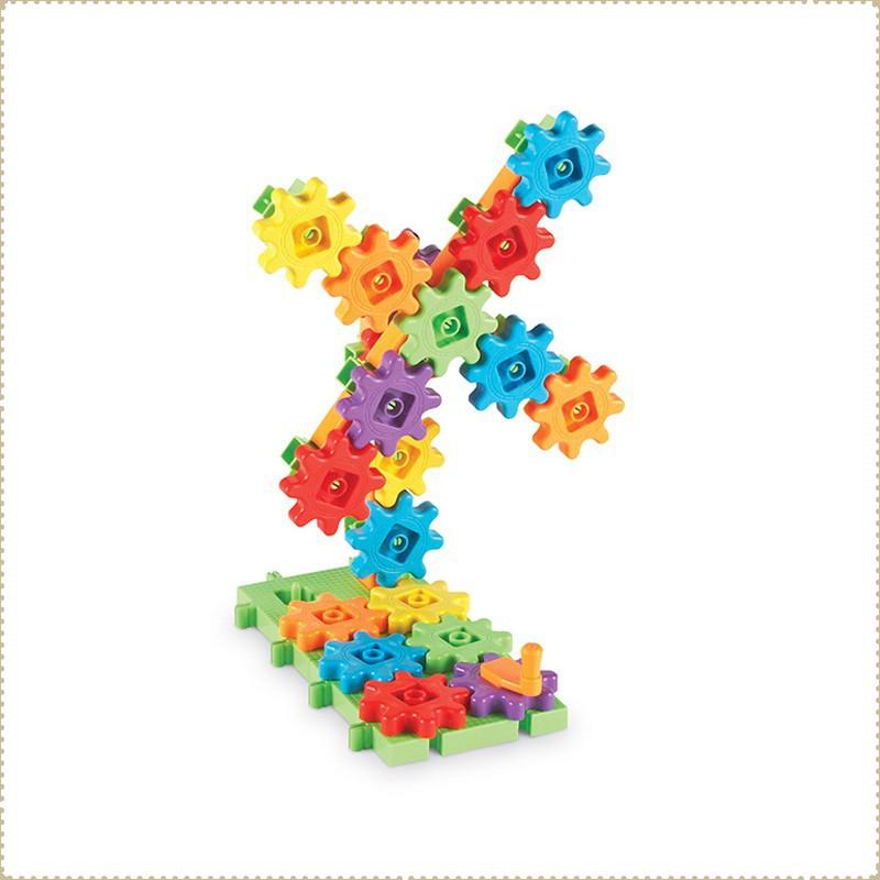 [全新未拆現貨]美國 Learning Resources 教學資源 轉轉齒輪建構系列 100pc 進階組  STEAM-細節圖4