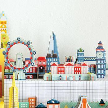 [現貨] 美國Petit Collage 立體組裝拼圖 城市之旅 倫敦 petitcollage 拼圖 酪梨壽司推薦｜-細節圖3