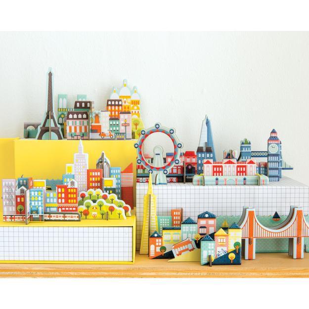 [現貨] 美國Petit Collage 立體組裝拼圖 城市之旅 倫敦 petitcollage 拼圖 酪梨壽司推薦｜-細節圖4