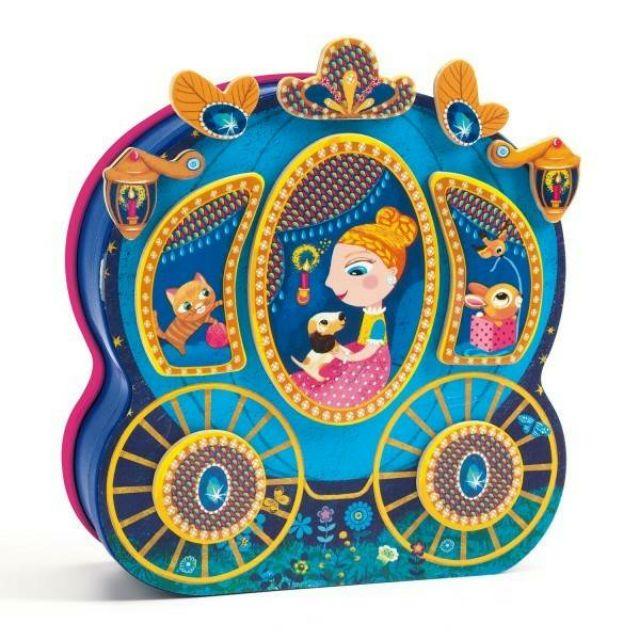 [全新未拆現貨]法國 DJECO 智荷 木製磁性遊戲-南瓜馬車 專櫃價1150-細節圖2