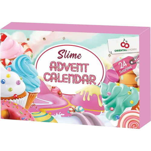[全新在台現貨] 美國 Diy 史萊姆 SLIME 蓬鬆史萊姆 粉色 聖誕降臨曆 聖誕倒數 聖誕 降臨曆 聖誕日曆
