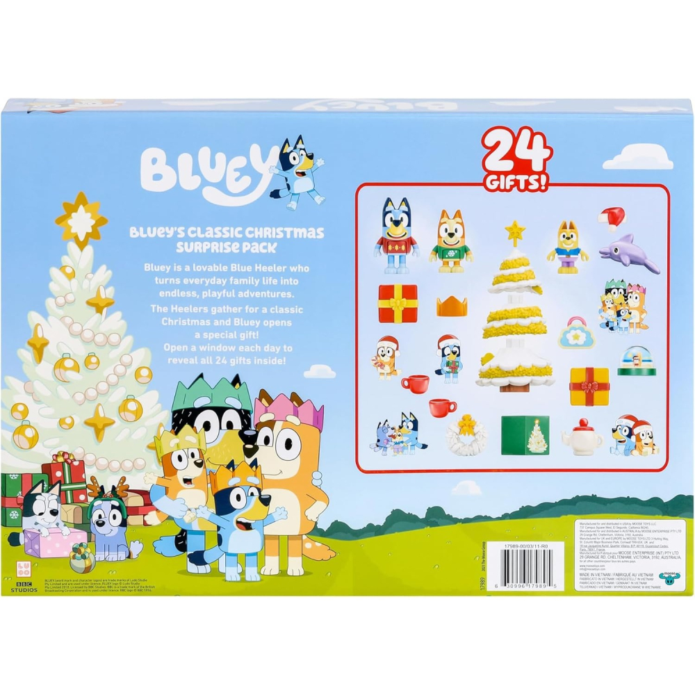 [全新未拆現貨] Bluey 妙妙犬布麗 Bingo  聖誕倒數 降臨曆 聖誕降臨 戳戳樂-細節圖5