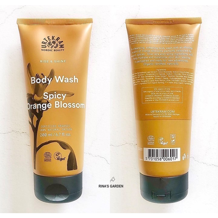 💕闆娘ㄉ花園～快速出貨🌼丹麥Urtekram北歐有機橙花身體沐浴露☀️溫暖香辛-細節圖5