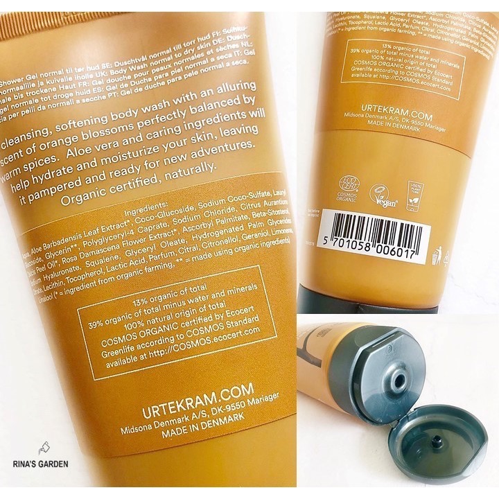 💕闆娘ㄉ花園～快速出貨🌼丹麥Urtekram北歐有機橙花身體沐浴露☀️溫暖香辛-細節圖6