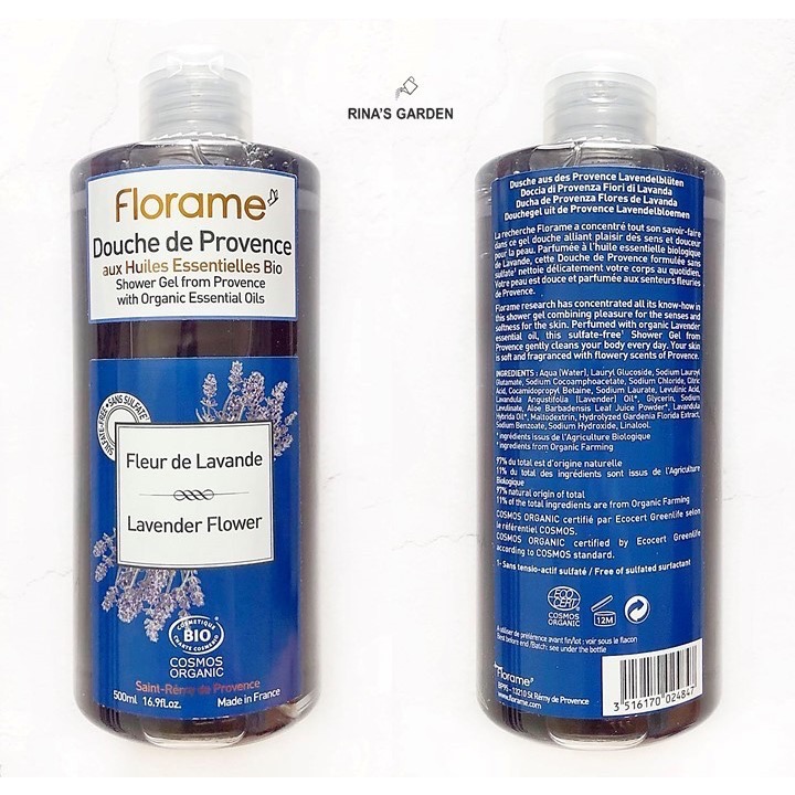 💕闆娘ㄉ花園～快速出貨🛀法國Florame法恩有機真正薰衣草沐浴膠☺️放鬆舒壓-細節圖5