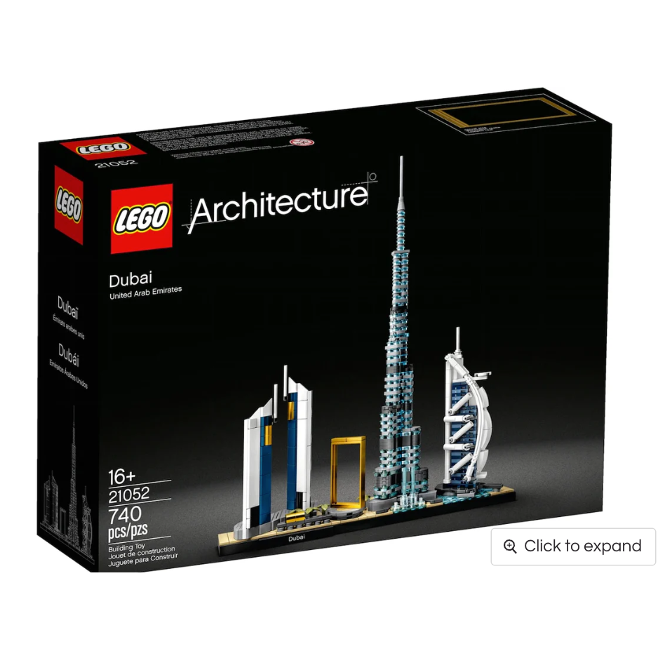 LEGO   建築系列 天際線 21044 巴黎 21052 杜拜 21043 舊金山-規格圖3