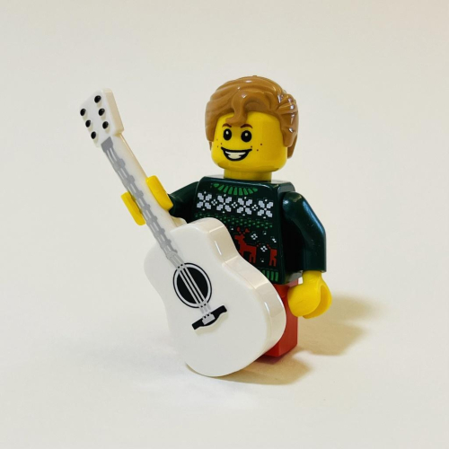 Lego 聖誕節 限定 聖誕人偶 自組人偶 白色 吉他男孩