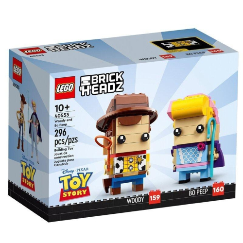 LEGO 40553 BrickHeadz 胡迪與牧羊女 玩具總動員 耶誕禮物推薦