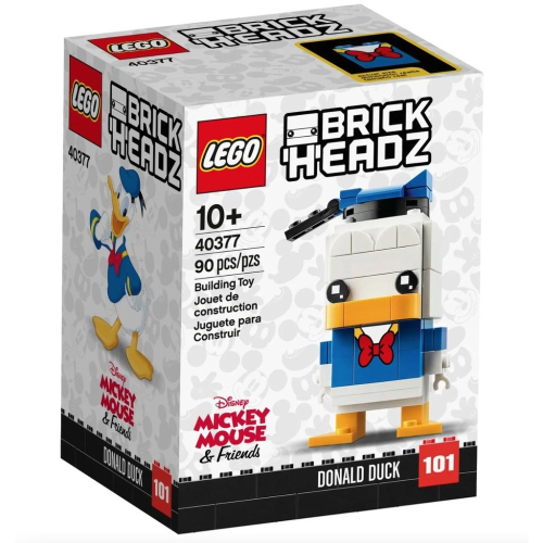 LEGO 40377 BrickHeadz 唐老鴨 disney 方頭仔