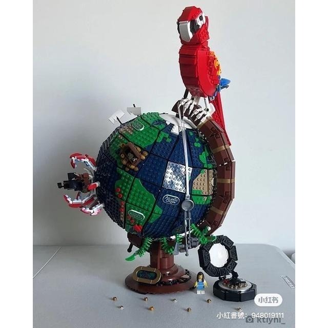 LEGO 21332 IDEAS 系列 地球儀 郵寄可聊聊-細節圖2