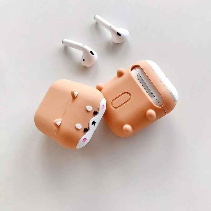 【特價】 可愛趴趴柯基AirPods Pro2代 3代 保護套蘋果耳機套  藍牙耳機套 矽膠保護套 耳機殼 創意 禮物-細節圖5