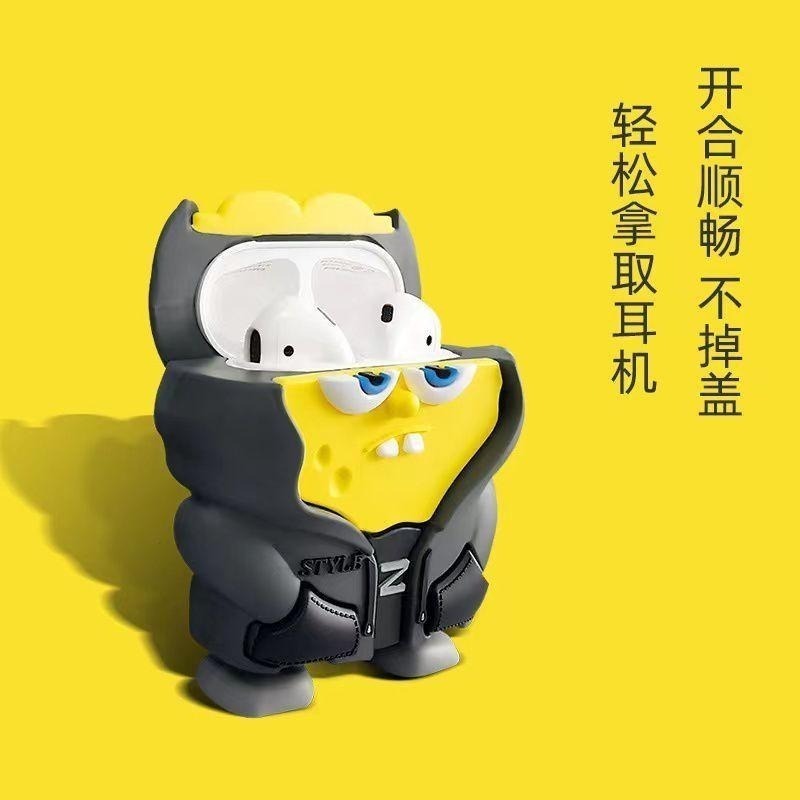 帽子卡通Airpods 3代 pro2代 保護套 1代蘋果耳機保護套 矽膠防摔防撞保護 藍牙耳機殼 創意男女朋友禮物-細節圖6