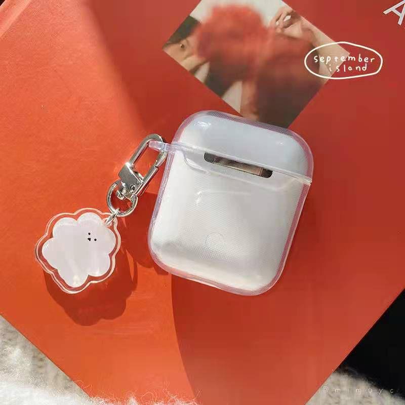 新款 透明小熊AirPods3 Pro 2代保護套1代蘋果 藍牙耳機套 矽膠防摔保護套 耳機殼男女生用 禮物-細節圖4