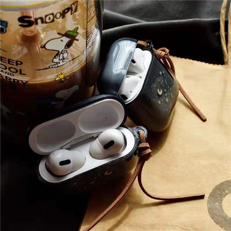 透明星空AirPods 3代 pro 2代耳機保護套1代蘋果耳機套矽膠防摔保護 耳機殼軟殼創意女男生 生日禮物-細節圖3