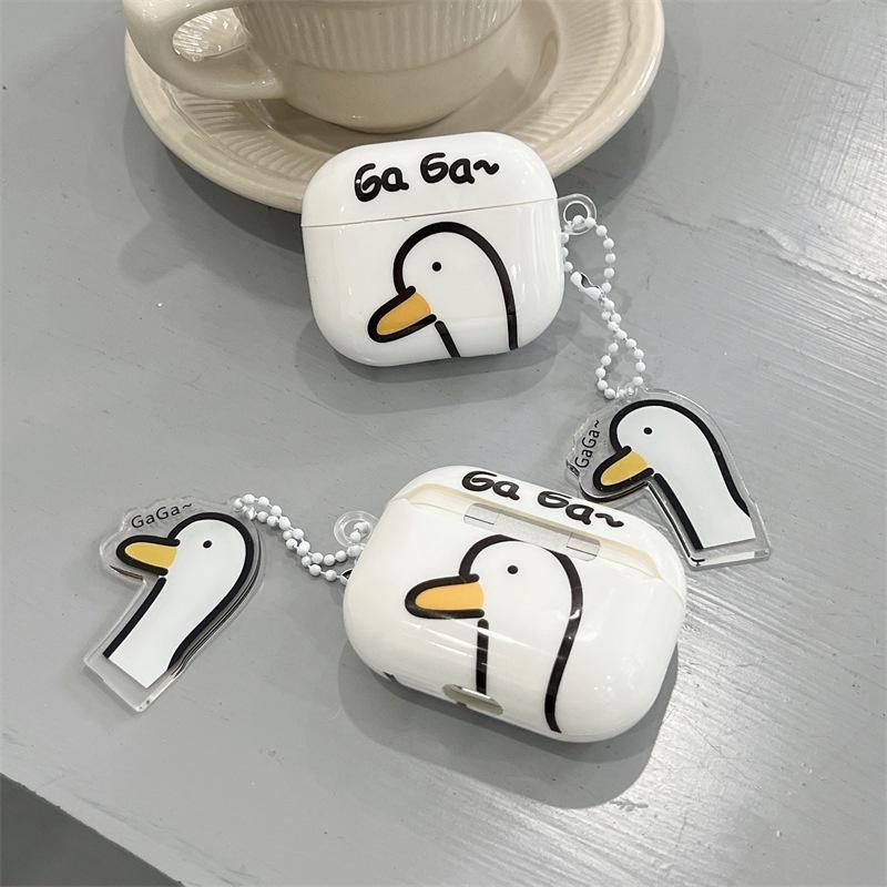 gaga鴨AirPods 3代 2代保護套 1代蘋果pro耳機套 i14保護殼 i13 i12 i11手機殼 軟殼-細節圖3