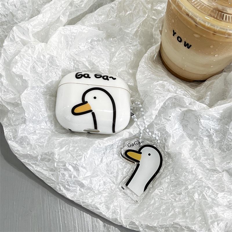 gaga鴨AirPods 3代 2代保護套 1代蘋果pro耳機套 i14保護殼 i13 i12 i11手機殼 軟殼-細節圖8