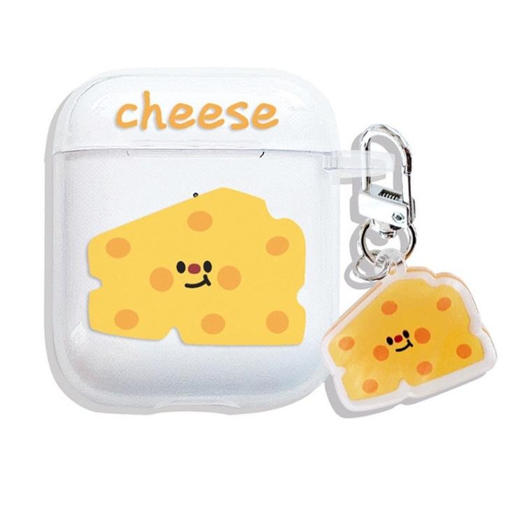 AirPods3 透明奶酪 pro2 保護套 3代 1代 2代 藍牙藍芽耳機保護套 耳機殼 矽膠套 防摔套 生日禮物批發-細節圖5