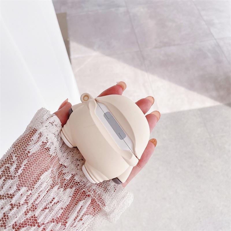 AirPods3 帽子大白鯊 pro2 保護套 3代 1代 2代 藍牙藍芽耳機保護套 耳機殼 矽膠套 防摔套 禮物 批發-細節圖8