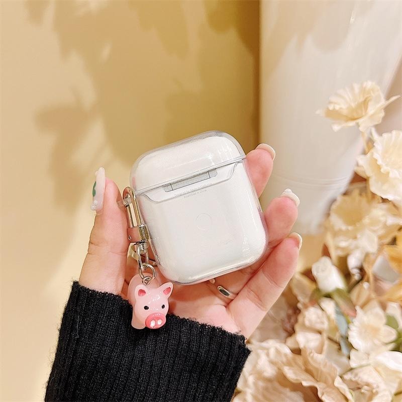 透明幸運小豬AirPods3 保護套 3代 pro 保護套 2代 1代 蘋果 三代 保護套 耳機殼 藍牙 藍芽耳機套-細節圖8