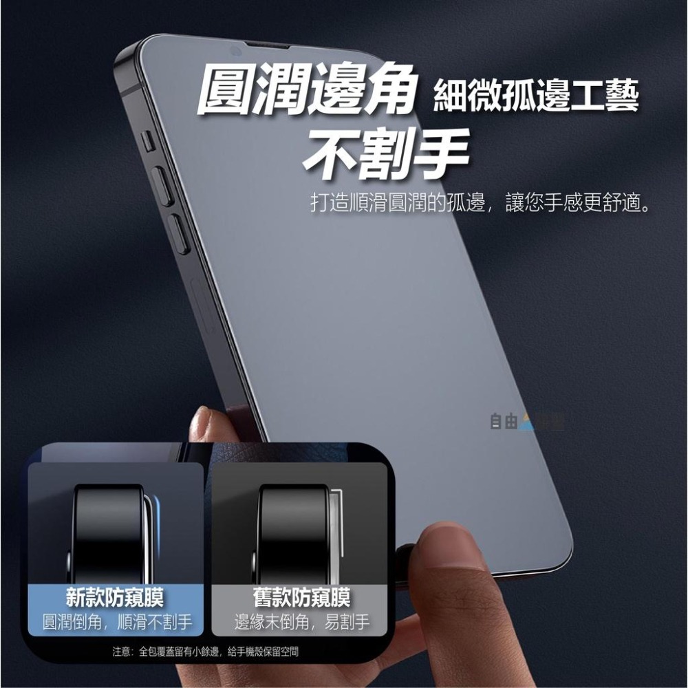防偷窺 防窺無邊滿版玻璃貼 保護貼 鋼化膜適用iPhone14 13 12 11 Pro Max SE3 XR XS X-細節圖7