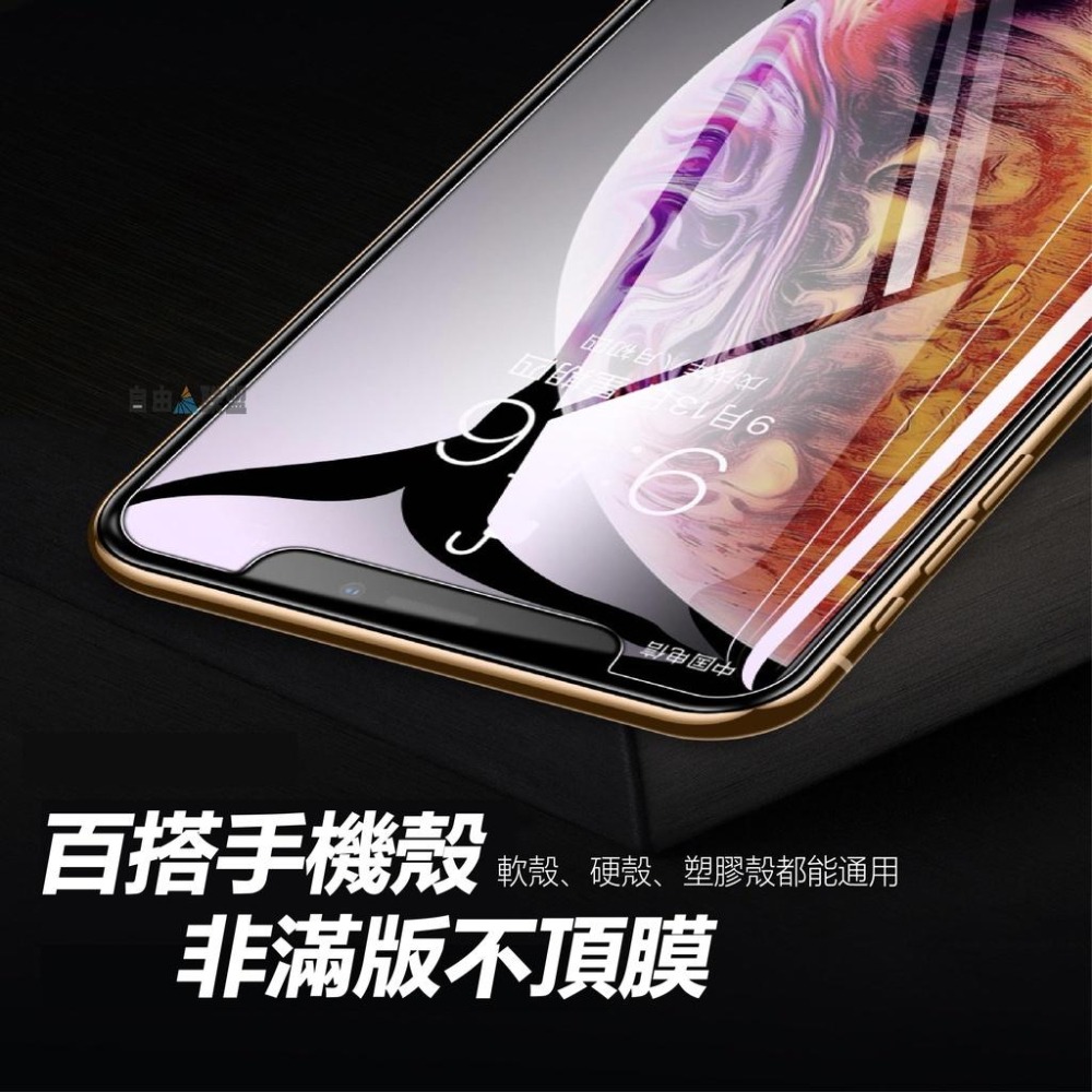 非滿版 全透明無邊玻璃貼 保護貼 鋼化膜 適用iPhone12 11 Pro Max SE3 XR XS X 11 XR-細節圖3