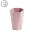 小麥漱口杯 漱口杯 水杯 小麥環保 350ML  圓形 菱形 北歐 環保水杯 親子杯 兒童杯 情侶杯 隨手杯-規格圖9