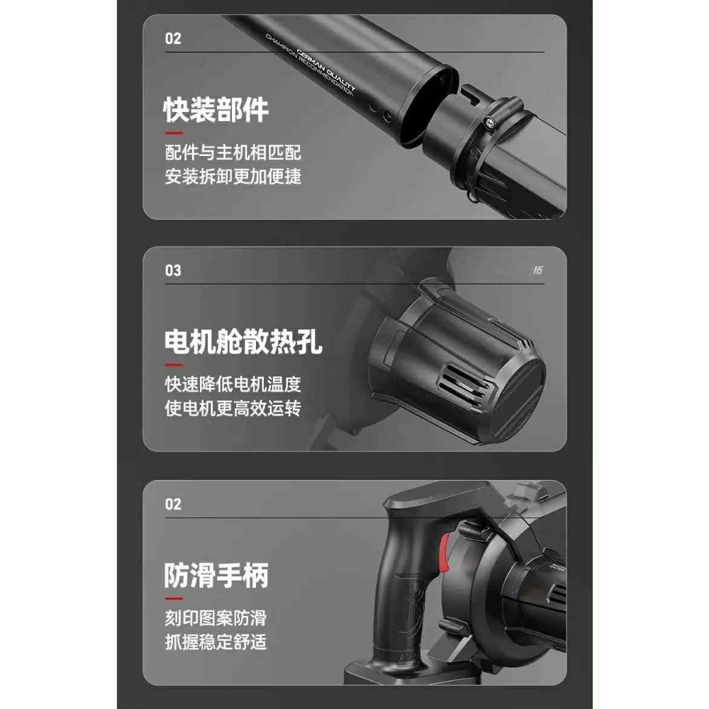 鼓風機 吸吹兩用 強力風速 牧田款-細節圖2