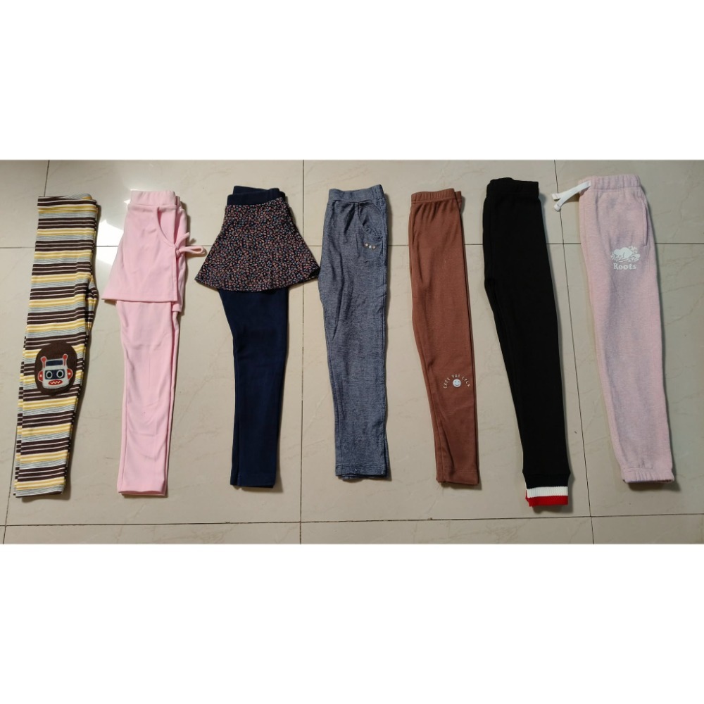 二手 女寶11碼長褲福袋14件組 約110公分內可穿-細節圖2
