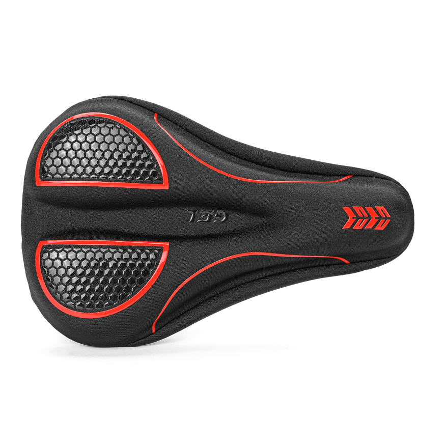 2025新款 全新設計 腳踏車坐墊套 自行車坐墊 自行車 腳踏車 座墊 坐墊套 魔術貼 蜂窩印刷 抖音 矽膠海綿 網紅-細節圖3