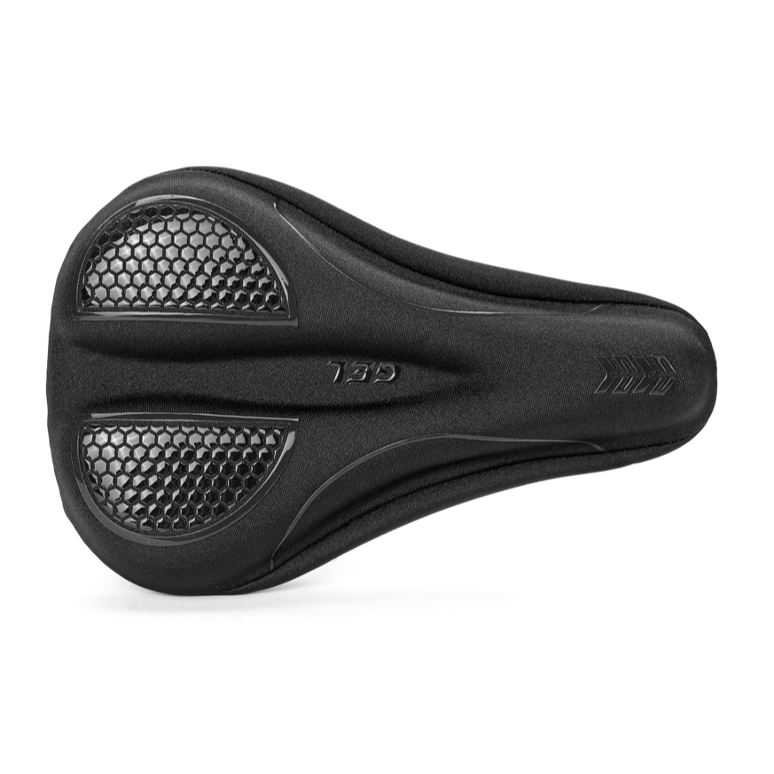 2025新款 全新設計 腳踏車坐墊套 自行車坐墊 自行車 腳踏車 座墊 坐墊套 魔術貼 蜂窩印刷 抖音 矽膠海綿 網紅-細節圖4