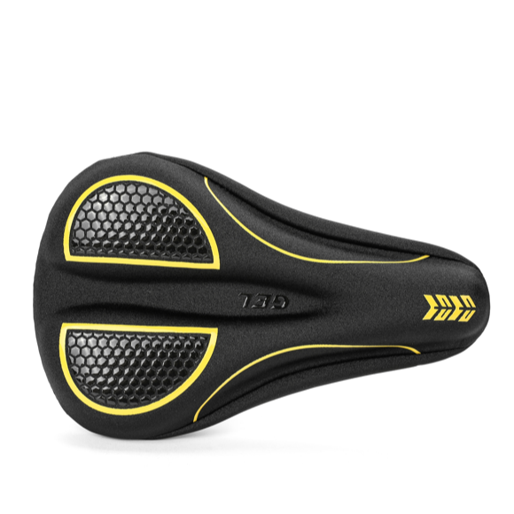 2025新款 全新設計 腳踏車坐墊套 自行車坐墊 自行車 腳踏車 座墊 坐墊套 魔術貼 蜂窩印刷 抖音 矽膠海綿 網紅-規格圖11