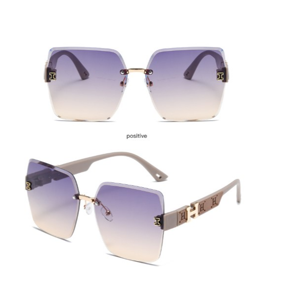 2025 新款時尚 贈送眼鏡盒  切邊 太陽眼鏡 網紅同款 抖音直播 墨鏡 防紫外線 太陽眼鏡 海邊 贈送眼鏡盒!-規格圖8