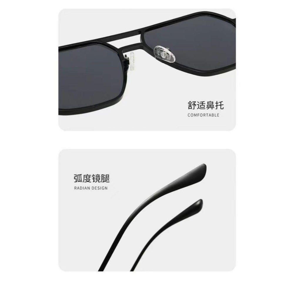 2025 現貨新款 贈送眼鏡盒 太陽眼鏡 飛行員 偏光鏡 墨鏡 開車 抖音爆品 小紅書 開車海邊 時尚穿搭-細節圖9