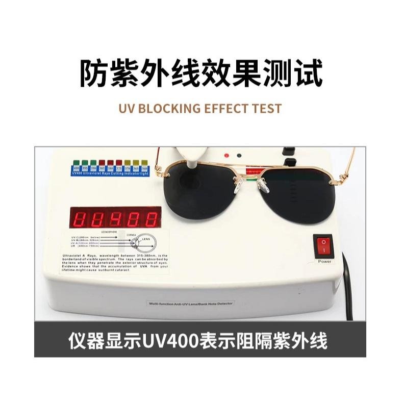 2025 新款 贈送眼鏡盒 飛行員眼鏡 太陽眼鏡 高級感 開車 墨鏡 金屬無框 防紫外線 抖音爆品 小紅書同款-細節圖7