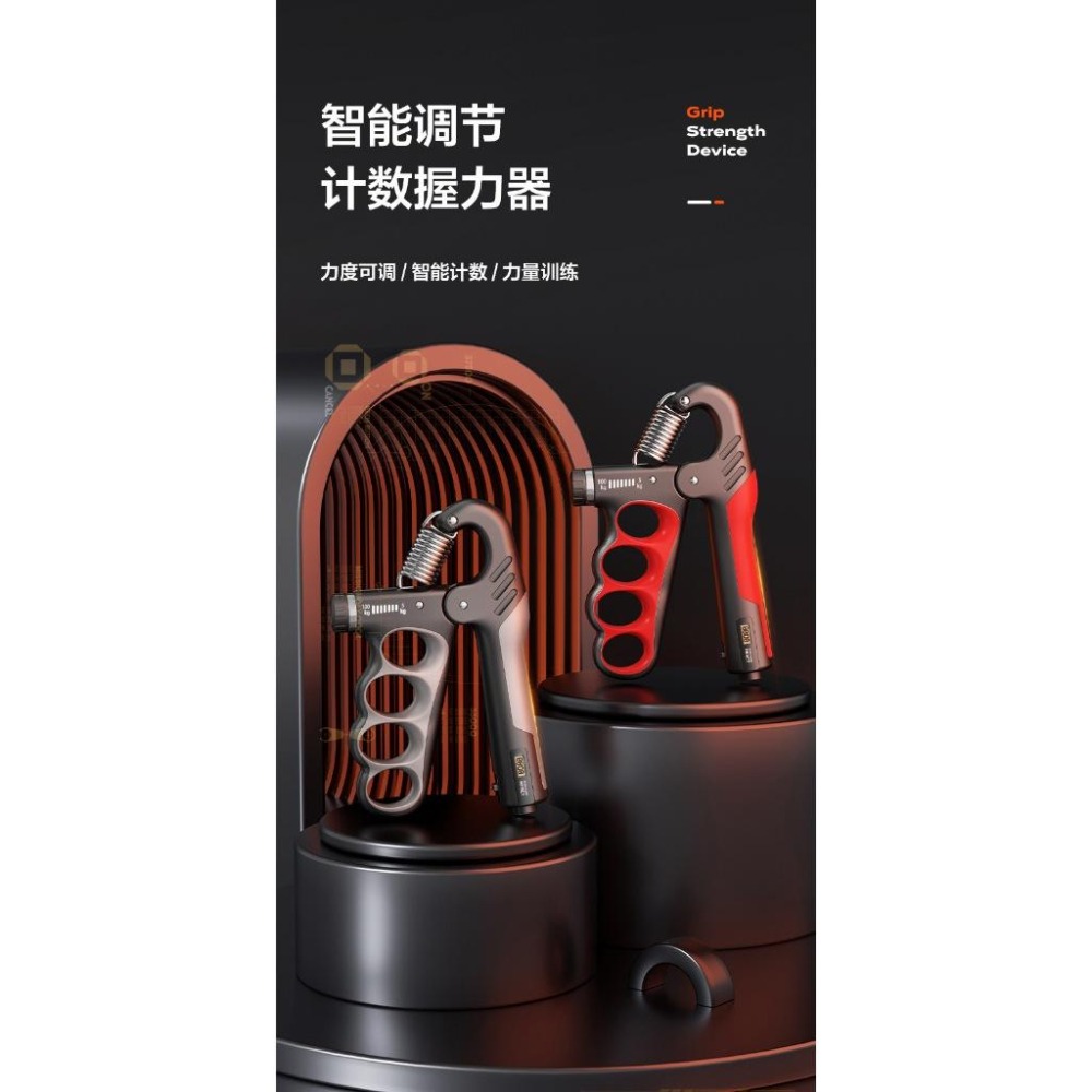 【台灣現貨 握力器 5~100KG 可調節式】 握力器 握力訓練器 手腕訓練 可調式握力器 抓力訓練 晚力訓練-細節圖7