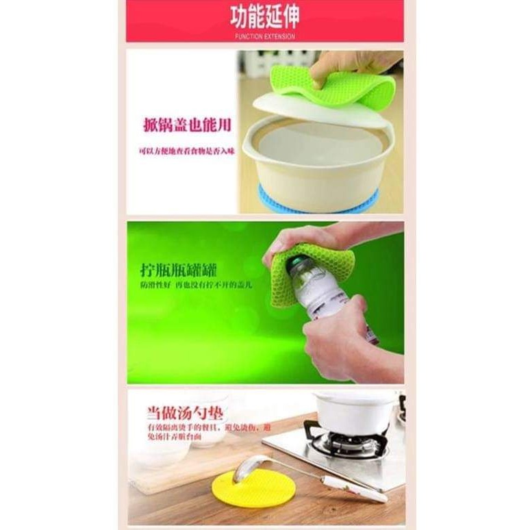 多功能-矽膠隔熱墊/圓形鍋墊/防滑墊-單片-細節圖2