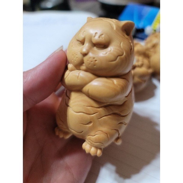 ☯眾神會廟方☯🐯僻天虎🐯黃楊木 虎爺 💯真實濟公師父降駕開光💯-細節圖7