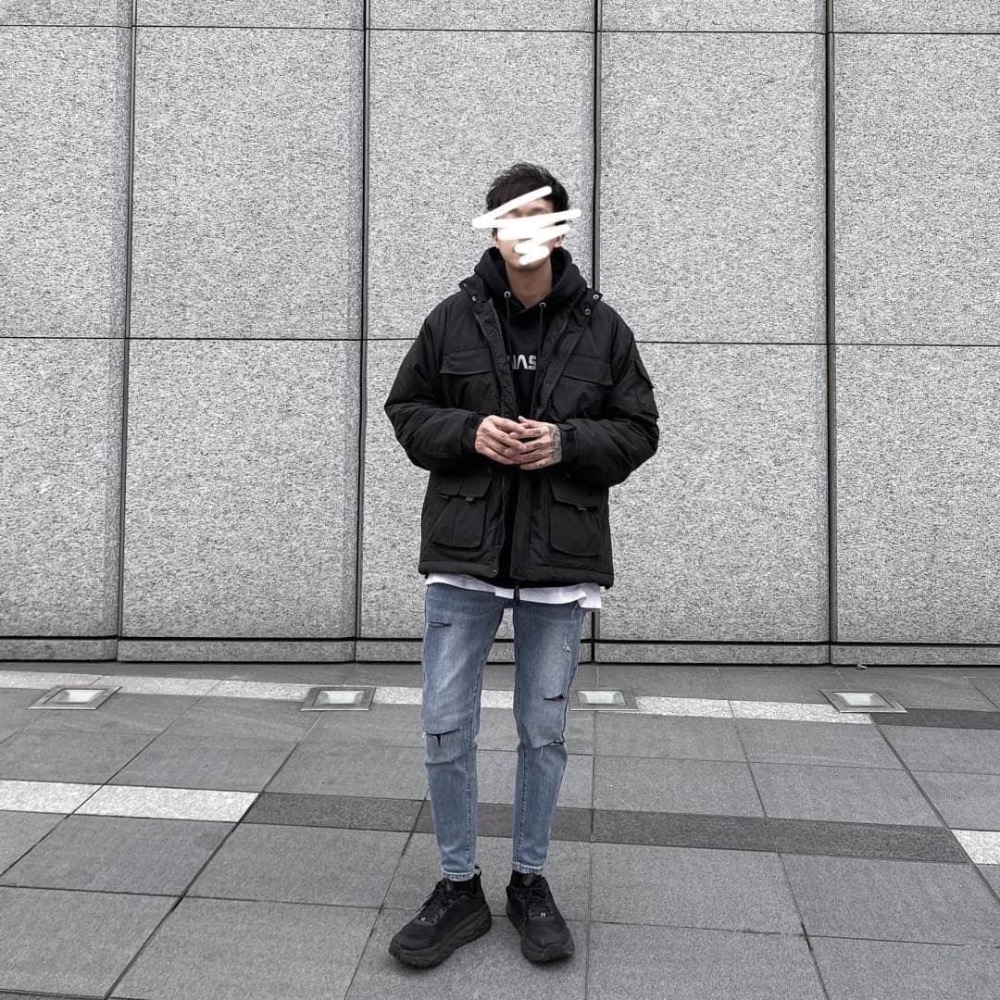 高磅數超強多刀割淺藍牛仔褲-細節圖2