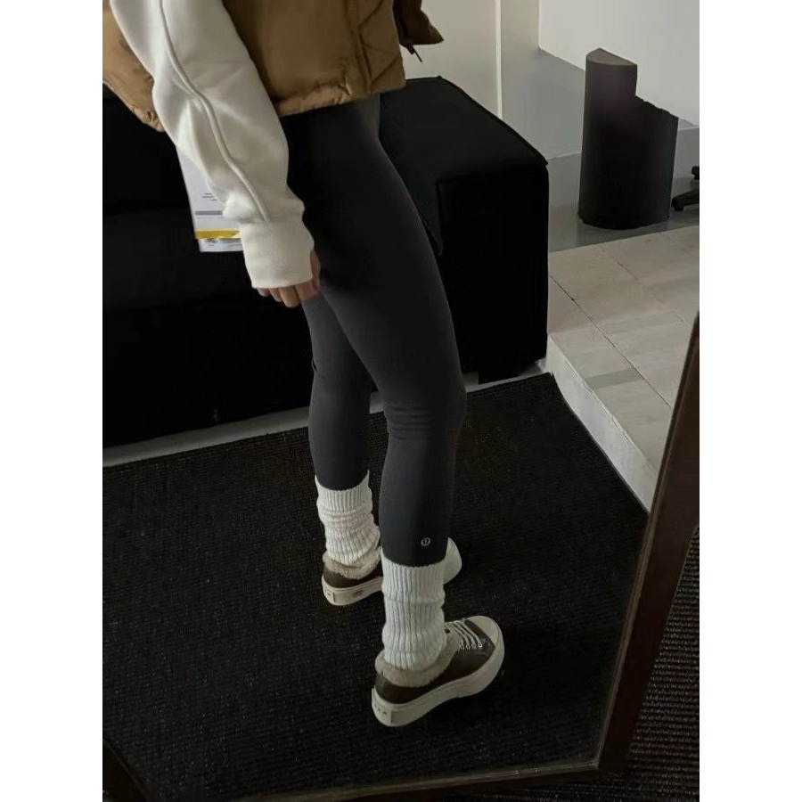 Lululemon 奶油絨高腰鯊魚打底褲-細節圖4