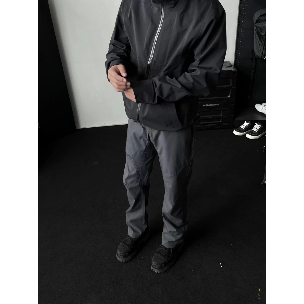 cornins pants戶外加絨工裝褲  戶外3D立體結構拼接cronin pants 多口袋彎刀休閒衝鋒褲-細節圖4