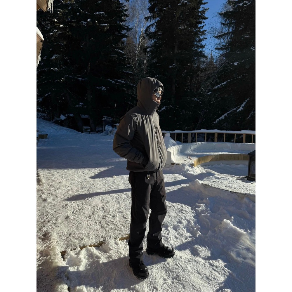 cornins pants戶外加絨工裝褲  戶外3D立體結構拼接cronin pants 多口袋彎刀休閒衝鋒褲-細節圖5