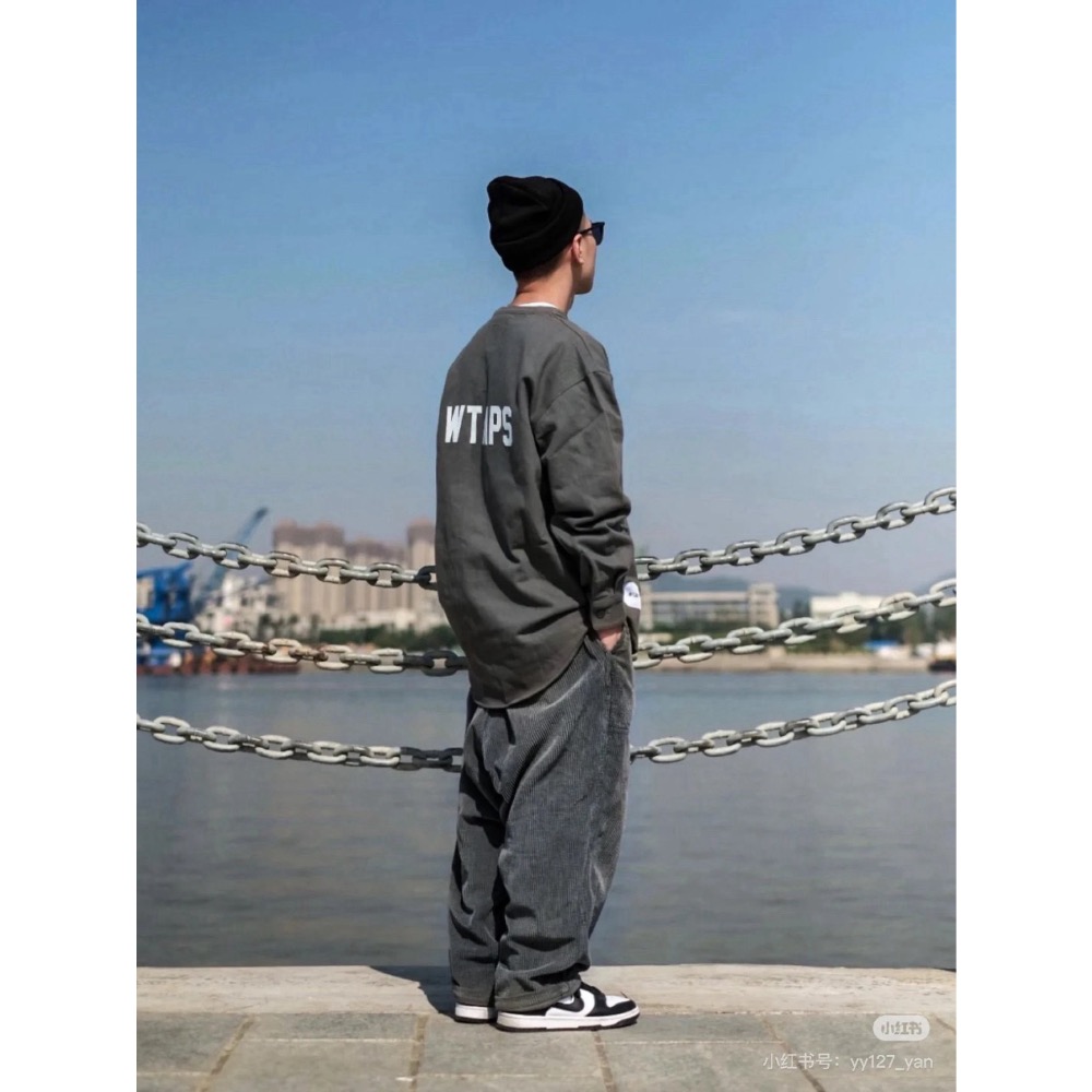 WTAPS 西山徹 貼布繡字母 無領襯  衫棒球服外套男女款-細節圖3