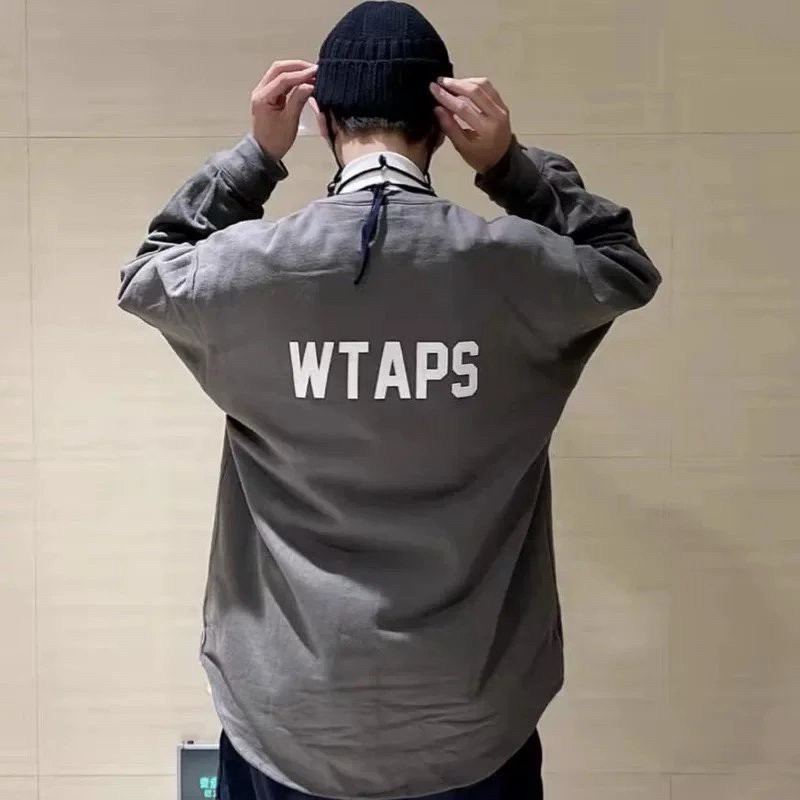 WTAPS 西山徹 貼布繡字母 無領襯  衫棒球服外套男女款-細節圖5