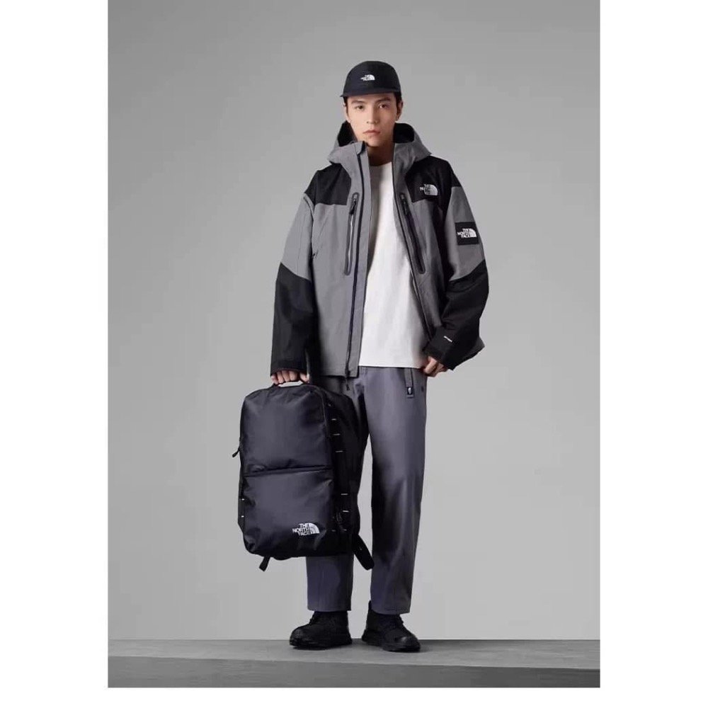 TheNorthFace防風戶外壓膠衝鋒衣男女休閒外套春-細節圖3