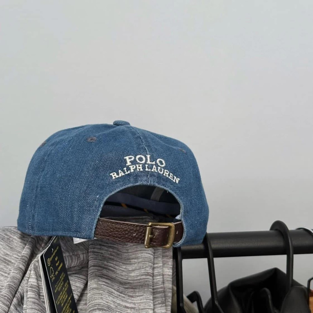 Ralph Lauren 靛藍色彩色小馬老帽 顏色超美-細節圖2