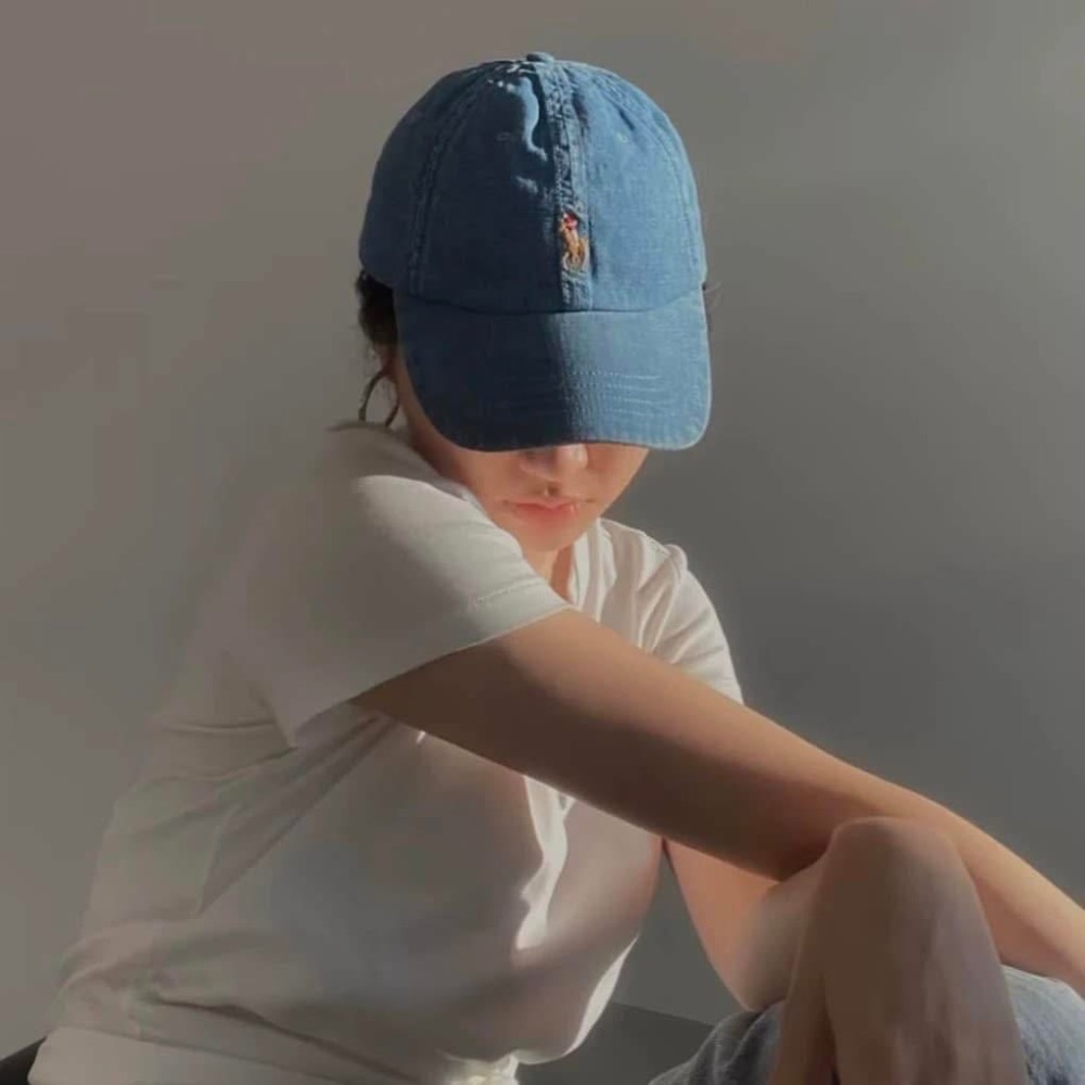 Ralph Lauren 靛藍色彩色小馬老帽 顏色超美-細節圖4